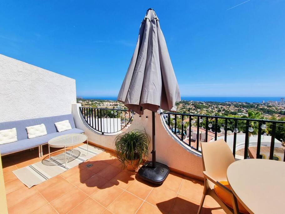 Flamingo Apartment - Imperial Park - Sea View, 6 Pools, Terrace Calpe Bagian luar foto