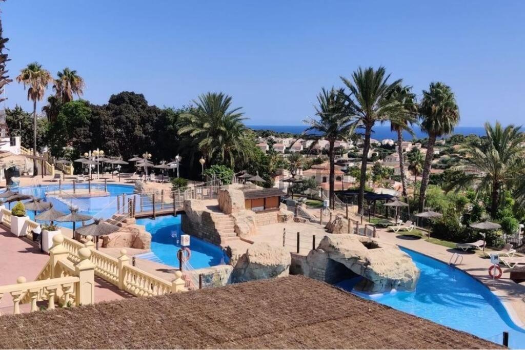 Flamingo Apartment - Imperial Park - Sea View, 6 Pools, Terrace Calpe Bagian luar foto